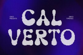 Calverto Disco Demo Font