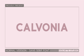 Calvonia Font