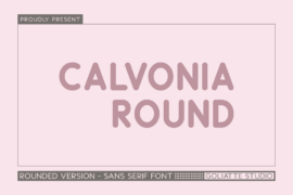 Calvonia Round Font