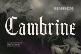 Cambrine Demo Font