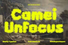 Camei Unfocus Demo Font