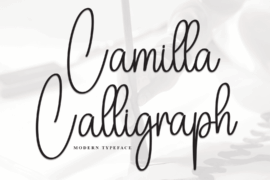 Camilla Calligraph Font