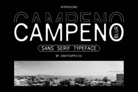 Campeno Blur Demo Font
