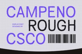 Campeno Rough Demo Font