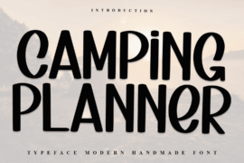 Camping Planner Font