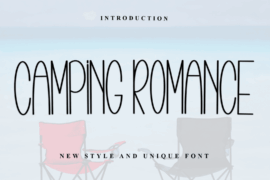 Camping Romance Font