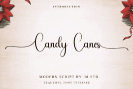 Candy Canes Font