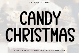 Candy Christmas Font