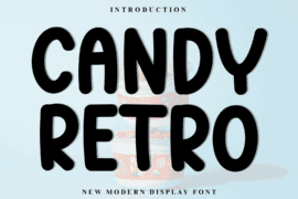 Candy Retro Font