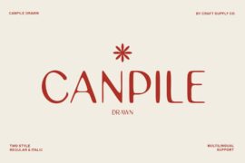 Canpile Drawn Demo Font