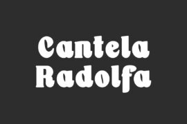 Cantela Radolfa Demo Font