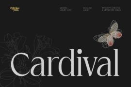 Cardival Demo Font