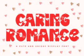 Caring Romance Demo Font