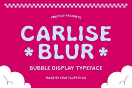 Carlise Blur Demo Font