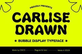 Carlise Drawn Demo Font