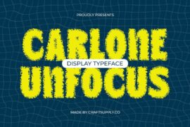 Carlone Unfocus Demo Font