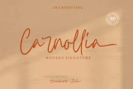 Carnollia Signature Trial Version Font