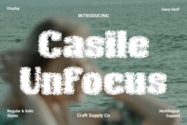Casile Unfocus Demo Font