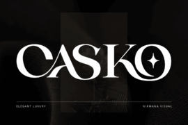 Casko Luxury Demo Font