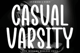 Casual Varsity Font