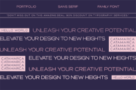 Catamarca Font Family