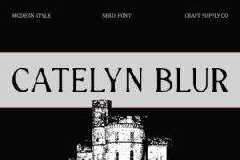 Catelyn Blur Demo Font