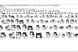 Catgirl_font_trading Font