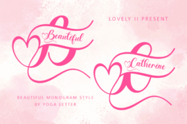 Catherine Monogram Demo Font Family