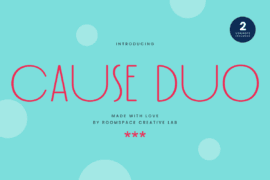 Cause Duo Font