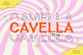 Cavella Blur Demo Font