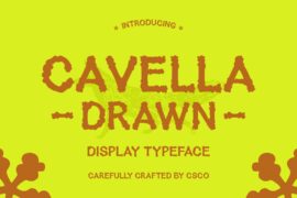 Cavella Drawn Demo Font