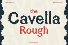 Cavella Rough Demo Font