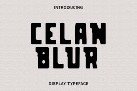 Celan Blur Demo Font