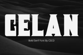 Celan Demo Font