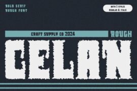 Celan Rough Demo Font