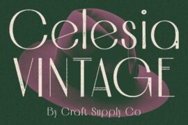 Celesia Vintage Demo Font