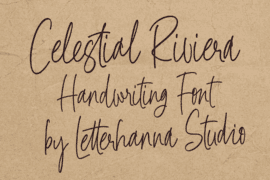 Celestial Riviera Font