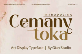Cemany Toka Font