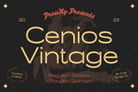 Cenios Vintage Demo Font