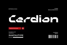 Cerdion Font
