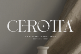 Cerotta Personal Use Only Font