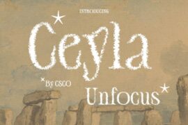 Ceyla Unfocus Demo Font