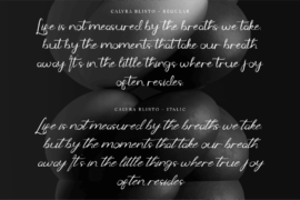 CF Calyra Blisto DEMO Font Family