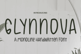 CF Glynnova DEMO Font Family