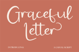 CF Graceful Letter DEMO Font Family