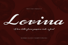 CF Lovina Demo Font