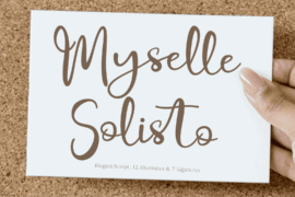 CF Myselle Solisto DEMO Font Family