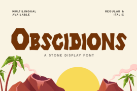 CF Obscidions DEMO Font Family