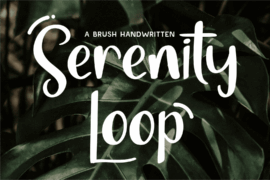 CF Serenity Loop DEMO Font Family
