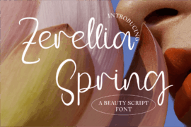 CF Zerellia Spring DEMO Font Family